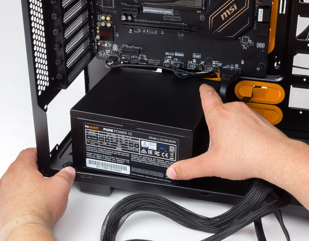 Установка (замена) блока питания