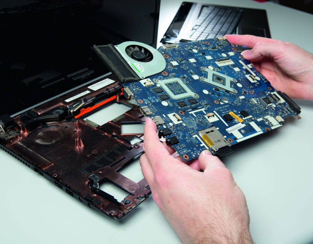 Замена материнской платы