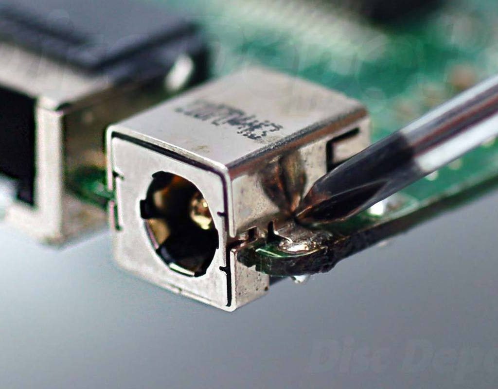 Замена разъёма питания